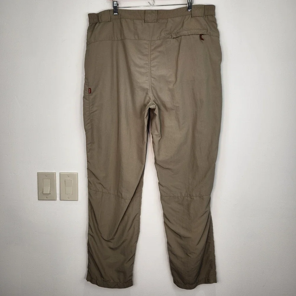 SIMMS Cor3 Fishing Guide‎ Pants Mens Tan Nylon Cargo XXL *FLAW